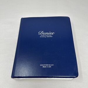 Denise Interchangeable Knitting Needles Blue Box Set Incomplete